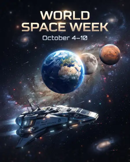 world space week 2026 instagram post