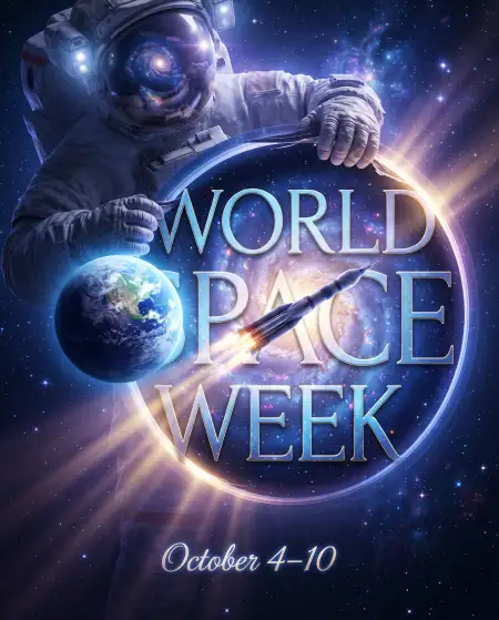 world space week 2026 poster design