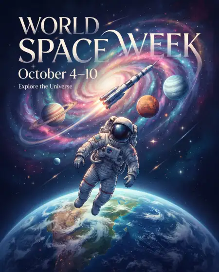 world space week 2026 poster
