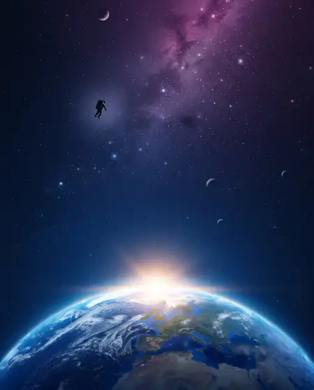world space week astronaut in space - International Jazz Day 2026 Blog Post Ideas Free Download