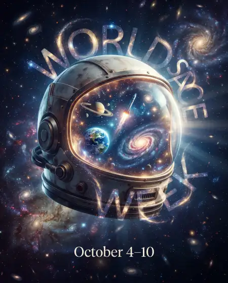world space week poster for students
