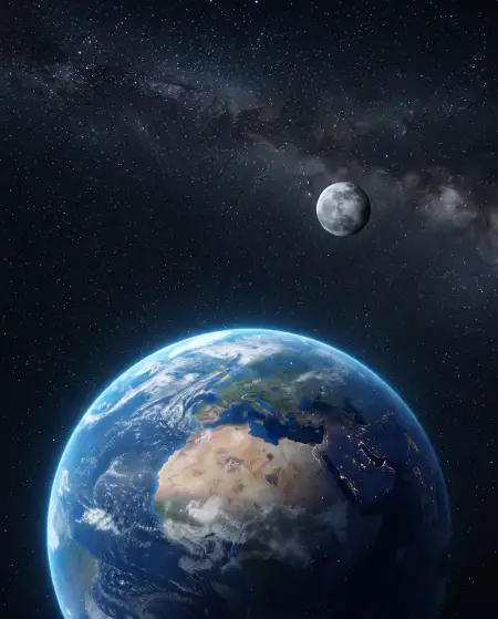 world space week realistic space background
