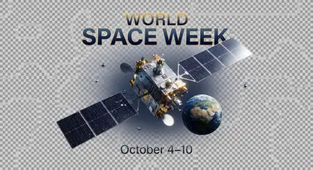 world space week satellite png