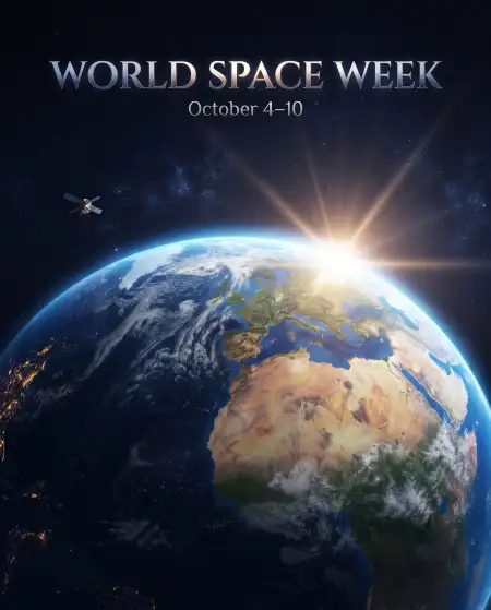 world space week satellite