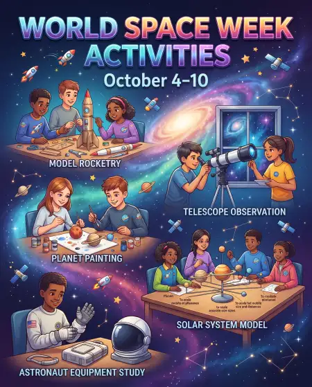 world space week school activities