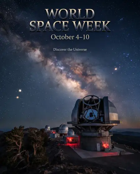 world space week universe background