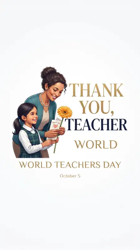 world teachers day 2026 instagram post design - World Teachers Day 2026