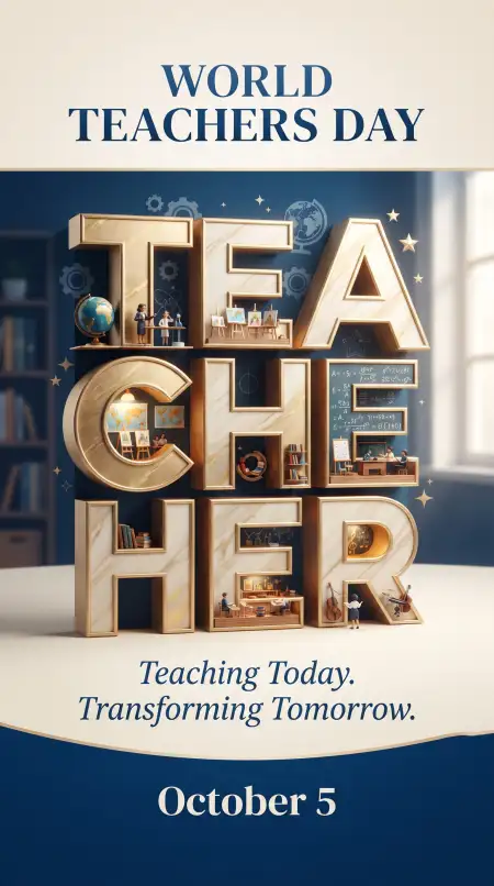 world teachers day 2026 visual - World Teachers Day 2026