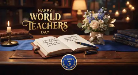 world teachers day lettering png - World Teachers Day 2026