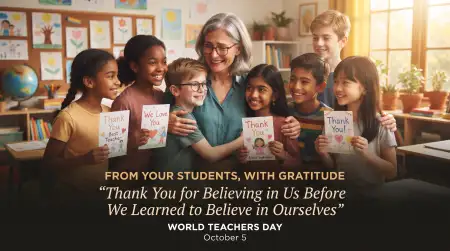 world teachers day thank you teacher quotes - World Teachers Day 2026