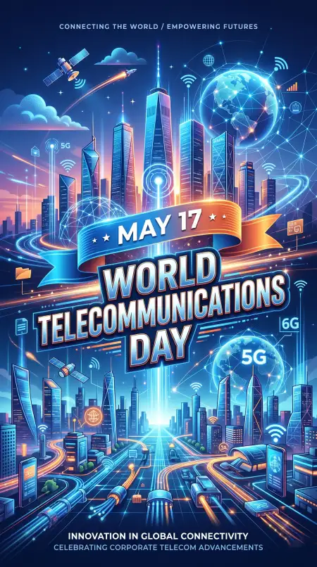 world telecommunications day 2026 5g technology background 2