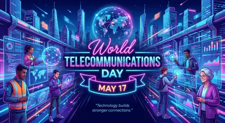 World Telecommunications Day 2026 Communication Innovation Art - Free World Telecommunications Day Download
