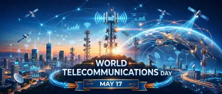 World Telecommunications Day 2026 Telecom Network Wallpaper - Free World Telecommunications Day Download