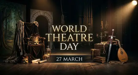 World Theatre Day Greetings Text - Free World Theatre Day Download
