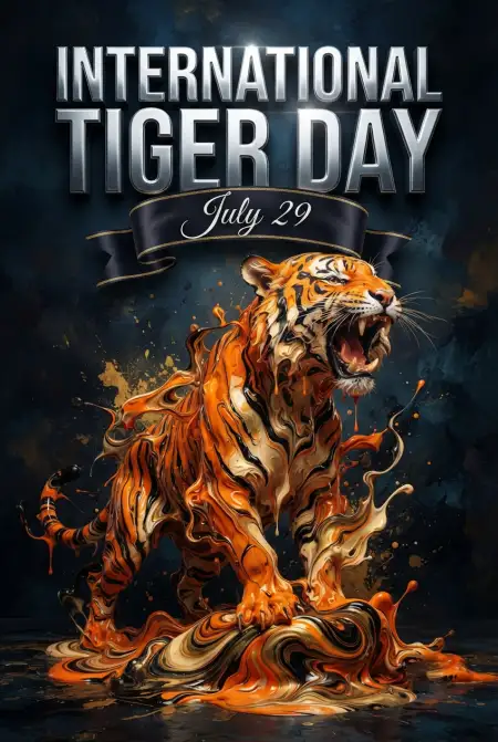 World Tiger Day 2026 Editable Psd - Free International Tiger Day 2026 Download