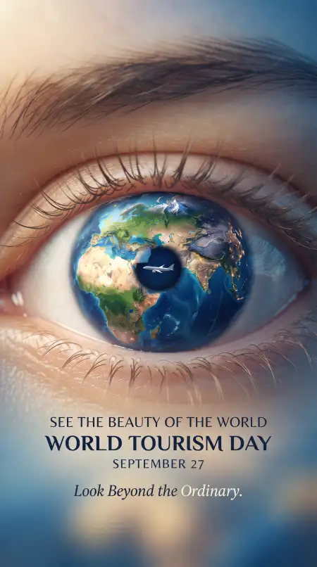 world tourism day creative poster 2026