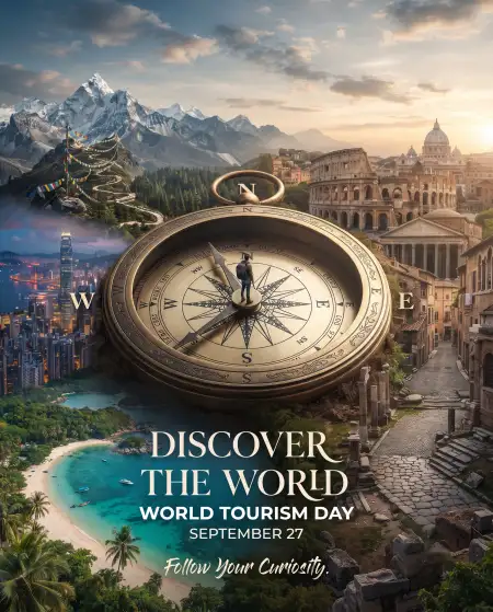 world tourism day discover the world 2026 - World Tourism Day 2026 Messages
