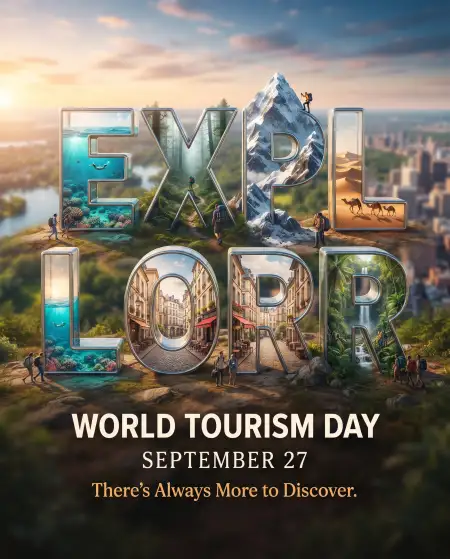 world tourism day explore the world 2026 - World Tourism Day 2026 Messages