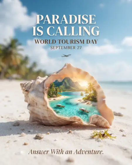 world tourism day professional poster 2026