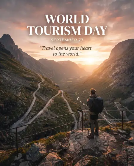 world tourism day travel background 2026
