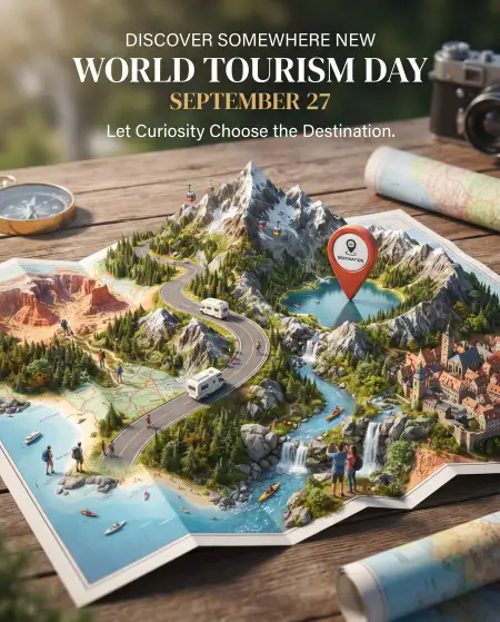 world tourism day world map background 2026