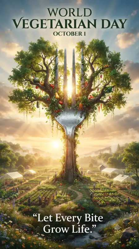 world vegetarian day 2026 greetings - World Vegetarian Day 2026