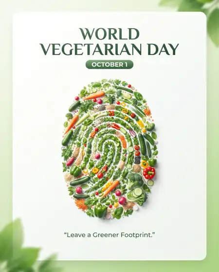 world vegetarian day 2026 png design - World Vegetarian Day 2026
