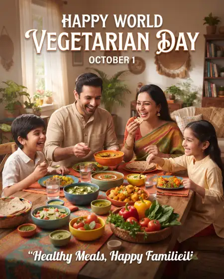 world vegetarian day 2026 save animals poster - World Vegetarian Day 2026