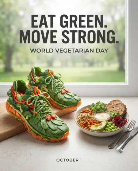 world vegetarian day 2026 slogans - World Vegetarian Day 2026