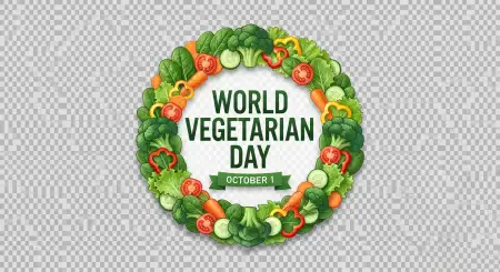 world vegetarian day 2026 transparent png - World Vegetarian Day 2026