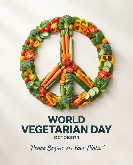 world vegetarian day 2026 wishes and messages