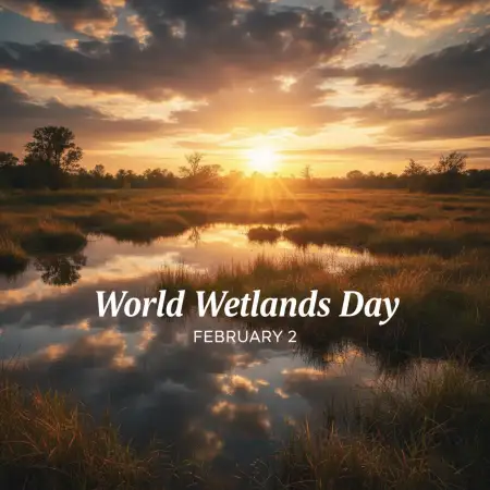 Free World Wetlands Day Awareness Background Download