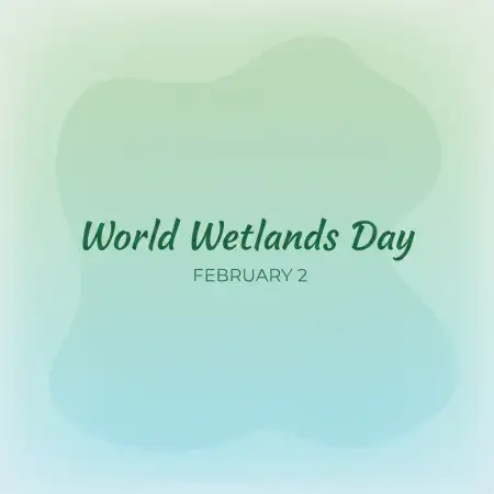 Free World Wetlands Day Green Theme Background Download