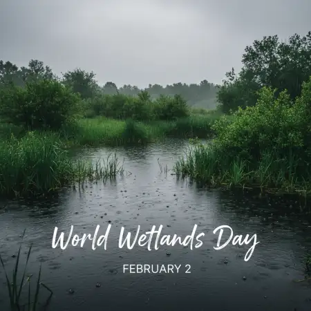 Free World Wetlands Day In English Background Download