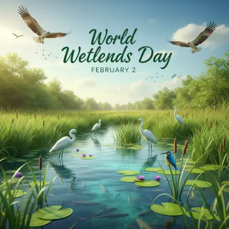 Free World Wetlands Day Nature Background Background Download