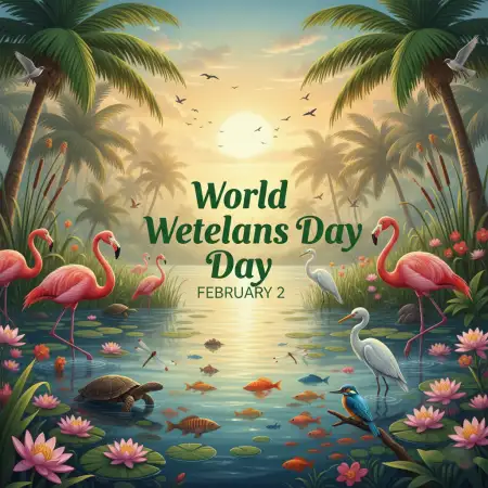 Free World Wetlands Day Png Background Download