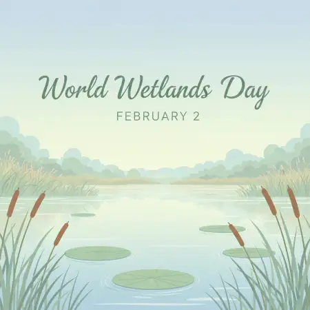 Free World Wetlands Day Vector Background Background Download