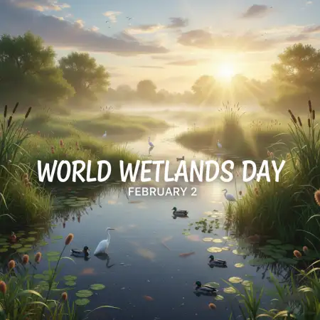 Free World Wetlands Day Youtube Banner Background Download