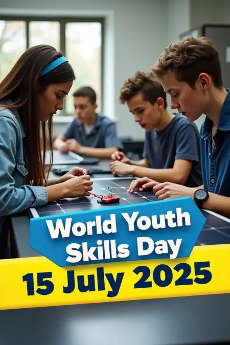 World Youth Day Art Competition Poster - Free World Youth Skills Day Download