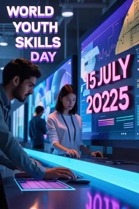 World Youth Day Essay Image Background - Free World Youth Skills Day Download