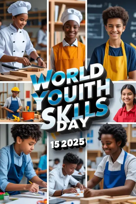 World Youth Skills Day 2025 Image With Date - Free World Youth Skills Day Download
