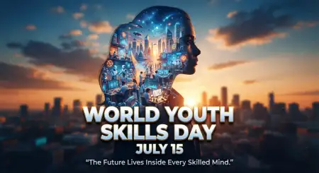 World Youth Skills Day 2026 Ai Banner Design - Free World Youth Skills Day 2026 Banner Download