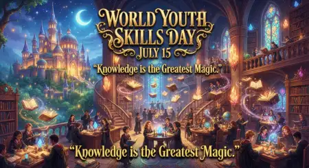 World Youth Skills Day 2026 Awareness Banner - Free World Youth Skills Day 2026 Banner Download