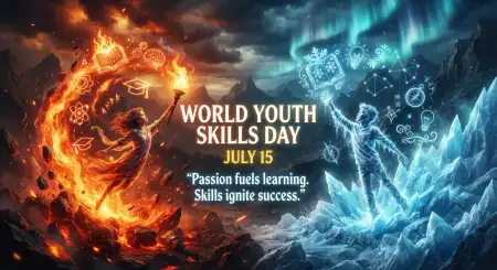 Free World Youth Skills Day 2026 Awareness Poster Image Download
