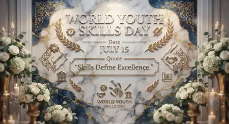 World Youth Skills Day 2026 Celebration Banner - Free World Youth Skills Day 2026 Banner Download