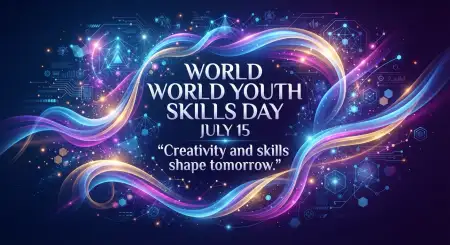 Free World Youth Skills Day 2026 Creative Poster Image Download
