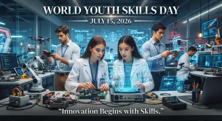 World Youth Skills Day 2026 Digital Banner - Free World Youth Skills Day 2026 Banner Download