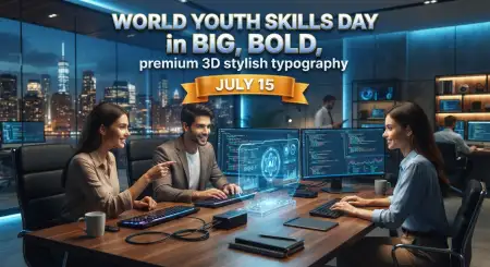 World Youth Skills Day 2026 Editable Template - Free World Youth Skills Day 2026 Download
