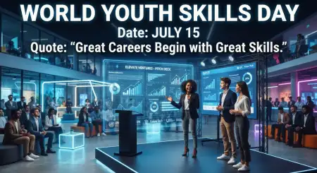 World Youth Skills Day 2026 Email Banner - Free World Youth Skills Day 2026 Banner Download