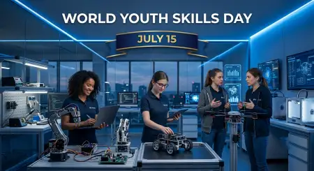 World Youth Skills Day 2026 Facebook Banner - Free World Youth Skills Day 2026 Download